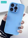 KOOLIFE 1pc Skin-Like Matte Shockproof Cellphone Protective Phone Case With Precise Camera Cutout And Protective Lens Film Compatible With IPhone 13/14PLUS/14PROMAX/15/15PLUS/15PRO/15PROMAX; Galaxy S20/21/22/23/24 PLUS/Ultra