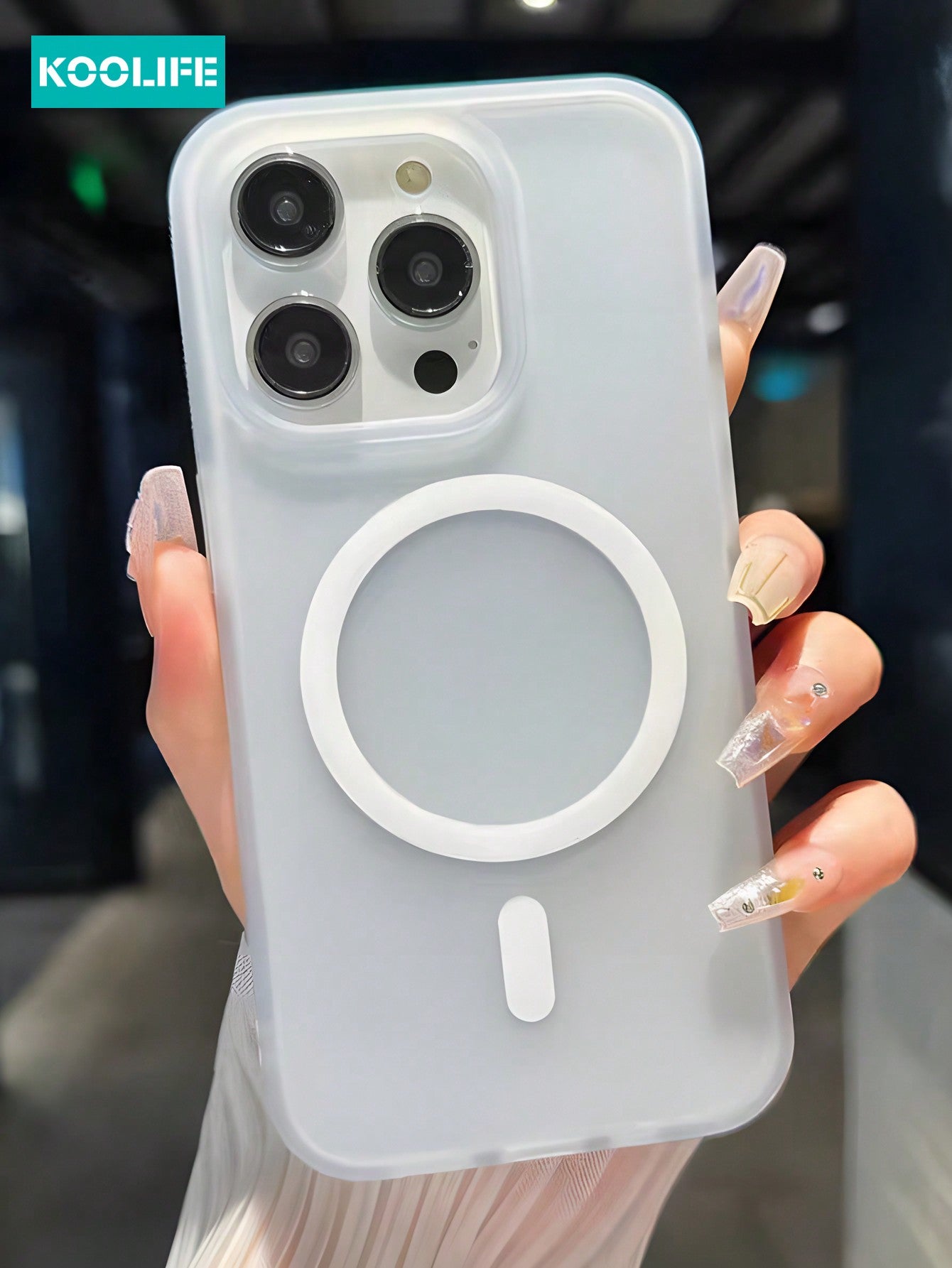 Koolife 1pc Pure PC Skin-Touch Ultra-Thin Sweatproof Anti-Yellow Magnetic Adsorption Phone Case, Restores The Feel Of Bare Phone, Compatible With Apple IPhone 11/12/13/13 Pro/14 Plus/15 Pro Max