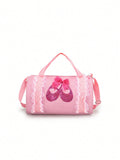 1pc Girl Shoulder Bag Dance Backpack With Zipper Closure Large Capacity Storage Bag Suitable For Daily Use