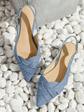 Silver Flat Party Shoes, Random Upper Pattern