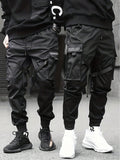 Men 1pc Buckle Strap Detail Flap Pocket Cargo Pants