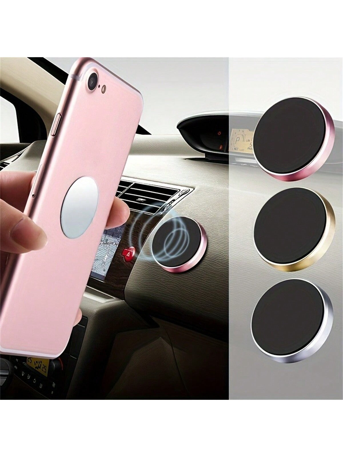 Magnetic Suction Bracket Round Multifunctional Mobile Phone Magnetic Suction Bracket