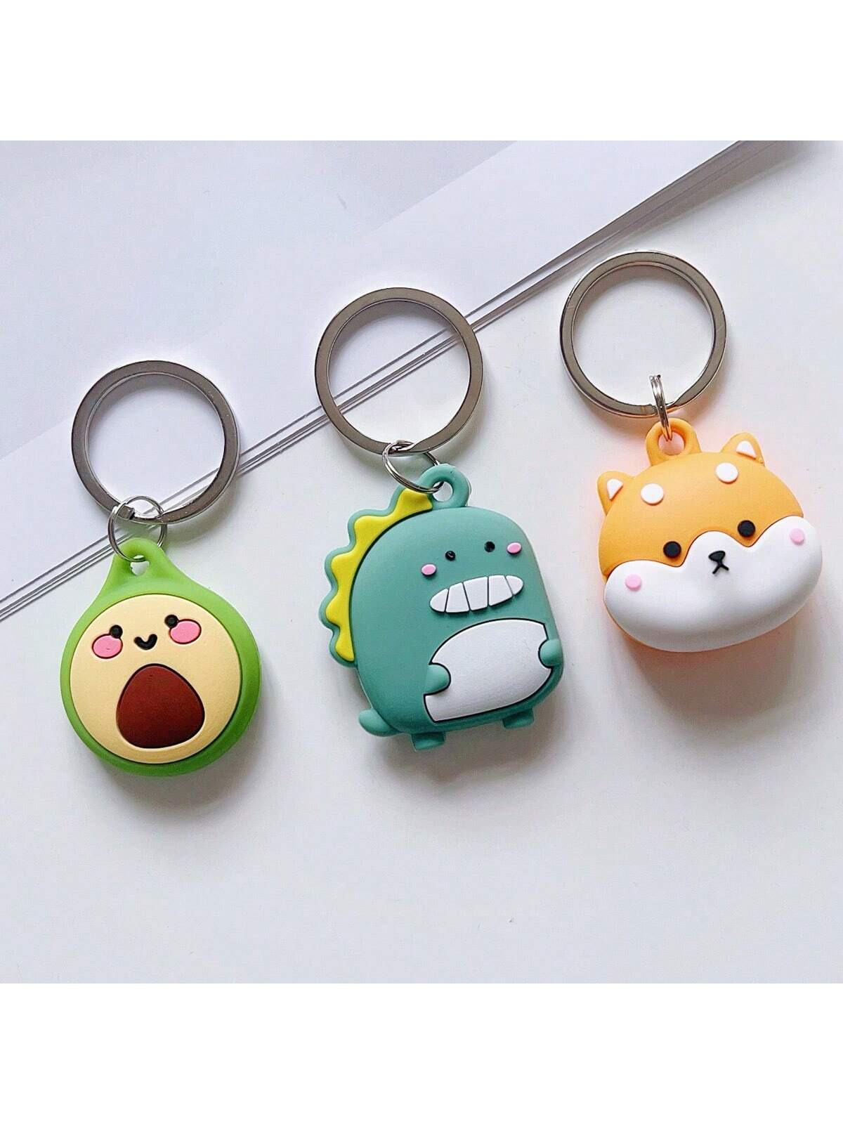 A Cute Cartoon Silicone Cover Suitable Compatible With Apple Airtag