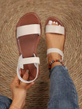 New Summer Women Flat Sandals Home Beach Flip Flops Roman Style Slippers