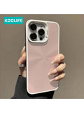 Koolife 1pc Fashionable Dual-Color Threaded 2-In-1 Anti-Fall Phone Case Compatible With Apple 12/13/14/15 Promax/Pro/14plus, Shockproof Protective Cover [Multiple Colors Available]