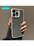 Koolife Fashionable Bicolor AG Threaded 2-In-1 Anti-Fall Phone Case Compatible With Apple 12/13/14/15 Pro Max/Pro/14Plus, Shockproof Protection Case (Multiple Colors Available)