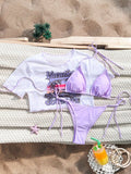 Swim Two-Piece Bikini Set, Pattern Positioned, Copyright Purchased,Summer Beach
