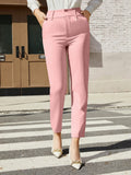 BIZwear Ladies' Plain Simple Daily Formal Pants