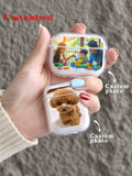 Customized Stylish Personalized DIY Cute Baby, Friends, Family, Pet Dog Or Cat Photo TPU Bluetooth Earphone Protective Case Compatible With Apple AirPods 1/2/3