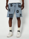 Denim Short With Applique