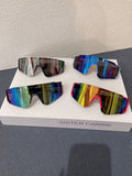 1pc/4pcs Children's Sunglasses, Stylish And Trendy For Boys And Girls, Outdoor Sports Eyewear,  Hip-Hop Style