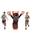 Compression Knee Sleeve With Adjustable Straps