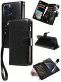 Multifunctional Card Holder Protective Phone Case With Strap Compatible With Apple IPhones