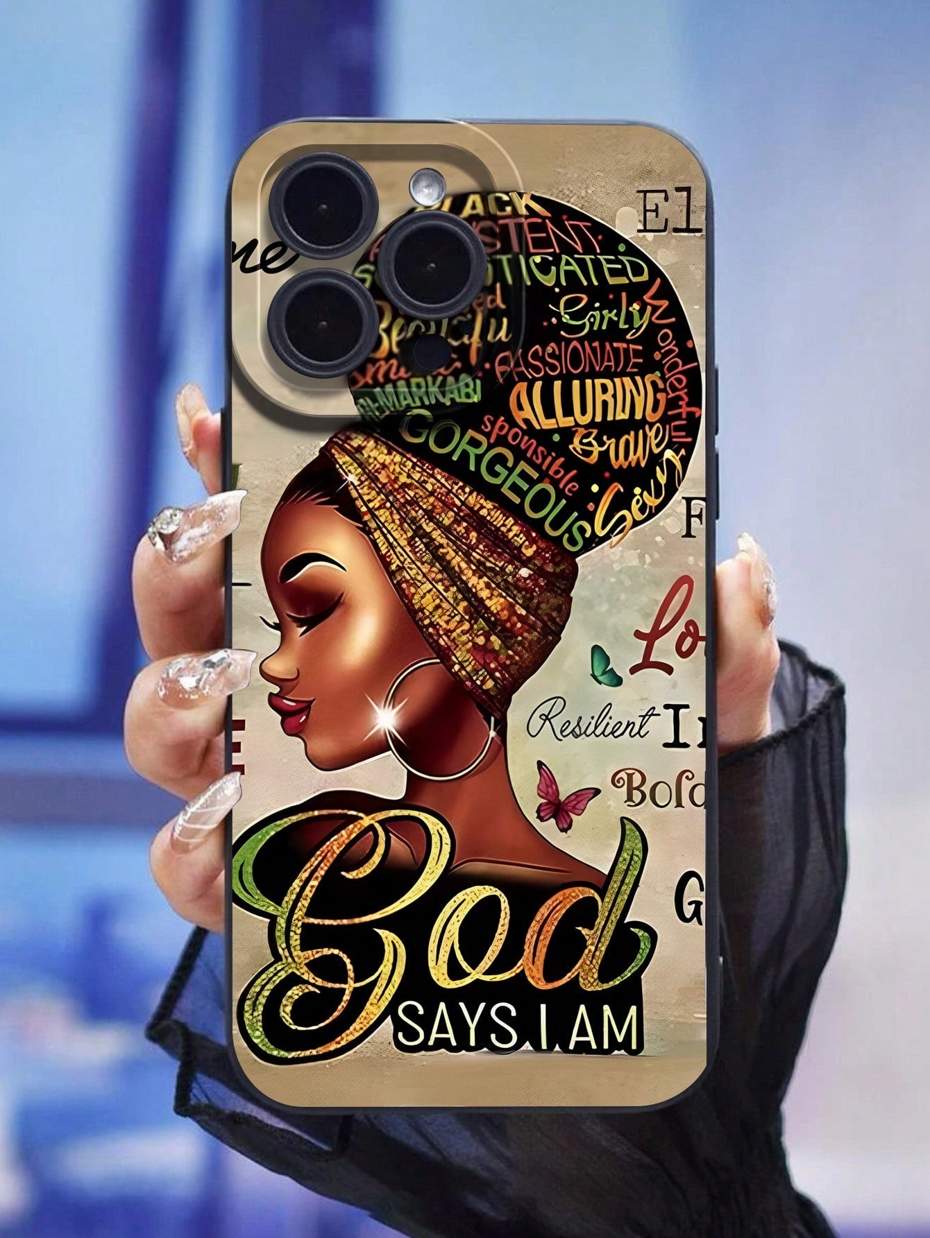 Unique Precise Angel Eye Sandblasted Phone Case, With Letter Pattern, Texture, Designed Specifically Compatible With Apple 15 14 13 12 11 XS XR X 7 8 Plus Pro Max Mini