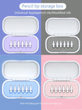 Capacitive Pen Nib Storage Box Compatible With Apple Pencil 1/2, Nib Sleeve Accessory Box, Original Nib Replacement Case, 1pc (Nibs Not Included)