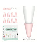 8pcs Compatible With Apple Pencil Tip Silicone Case Replacement Tips Case Compatible With Apple Pencil 1st 2nd Nib Protector Cover Stylus Pen Tip