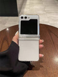Clear Phone Case Compatible With Samsung Galaxy Z Flip6 5 4 3 5G Shockproof Folding Transparent Hard Cover Compatible With Samsung Z Flip6 Flip5 Flip4 Flip3