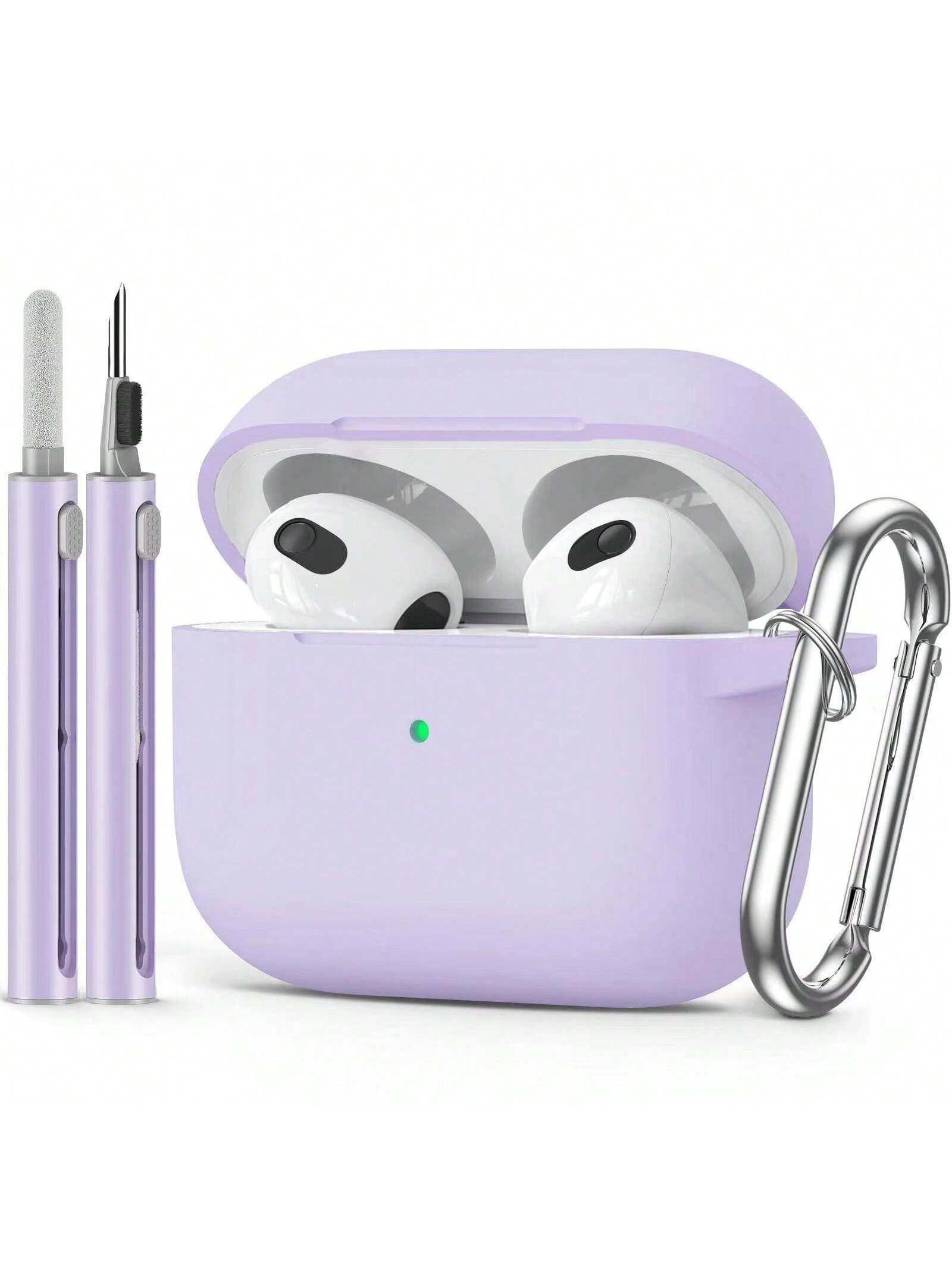 Apple AirPods Protective Case And Same Colour Cleaning Pen Set