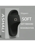 Unisex Indoor Slippers, EVA Material Simple Style Couple Slippers Suitable For Outdoor Use