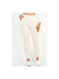 Knit Pants With Side Slits