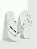 Cuccoo Solid Color Slip-Resistant Women Summer Flip Flops