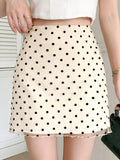 Women's Fashion Polka Dot A-Line Mini Skirt