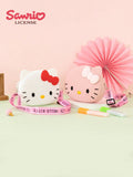 Cartoon Cat Silicone Zippered Crossbody Bag And Coin Purse, Unisex, Suitable For Outdoor Use