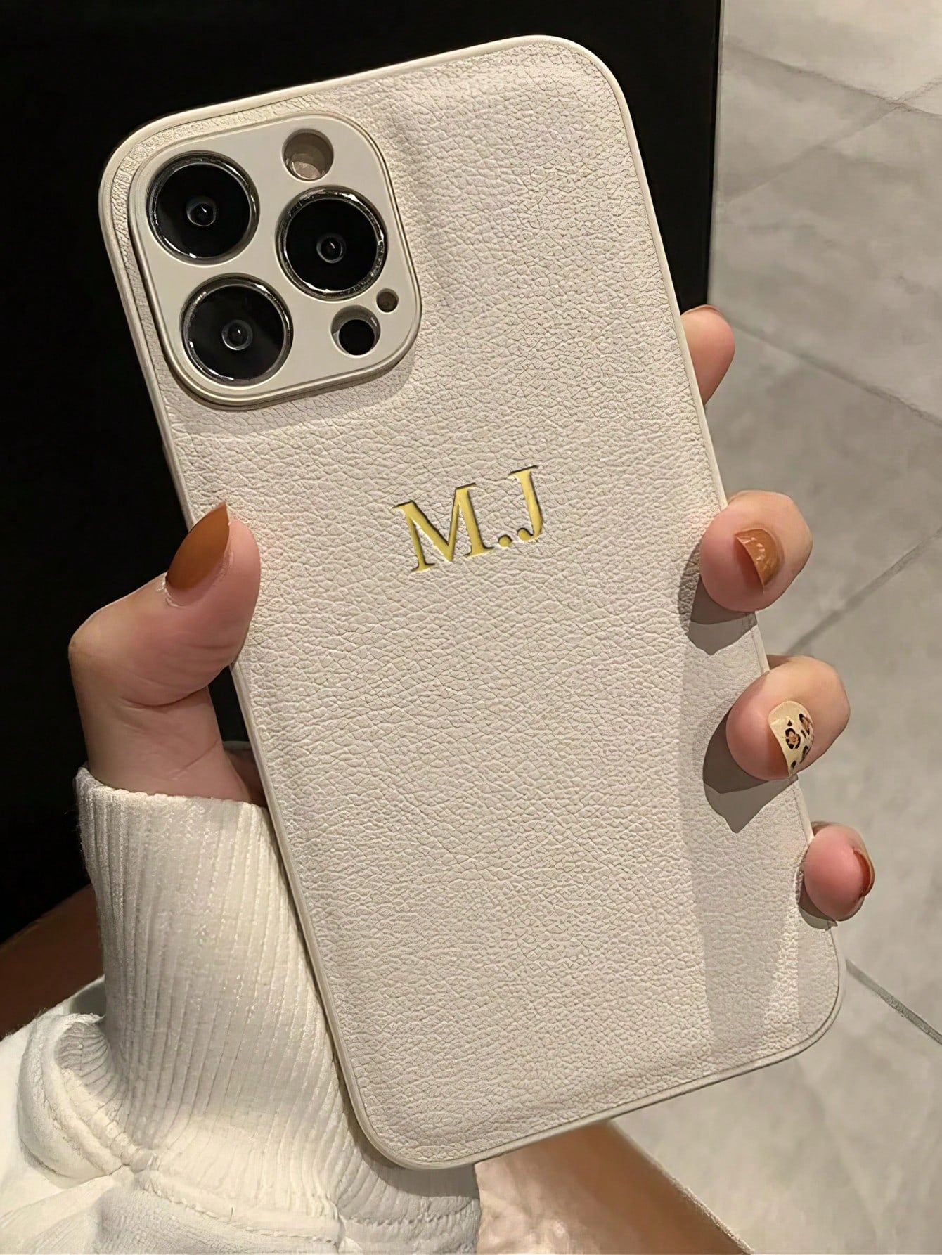 Pink Customized Phone Case Compatible With Iphone 15 14 13 12 11 Pro Max 15 14 Plus Back Cover INS Luxury Korea Leather Shckproof Case Personalized Initials Name 3D DIY Engraved Gold Letters Hot Stamping Technology Leather Case Festival Gifts For Friends