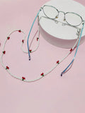 1pc Children's Pearl Cherry Eyeglass Chain, Multi-Purpose Anti-Loss Strap With Fresh Style
