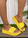 EVA Thick-Soled High-Heeled Trendy Beach Sandals, Suitable For Outdoor Water Activities, Casual Wear, Indoor Home Use