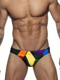 Men's Geometric Printed Triangle Swim Shorts
