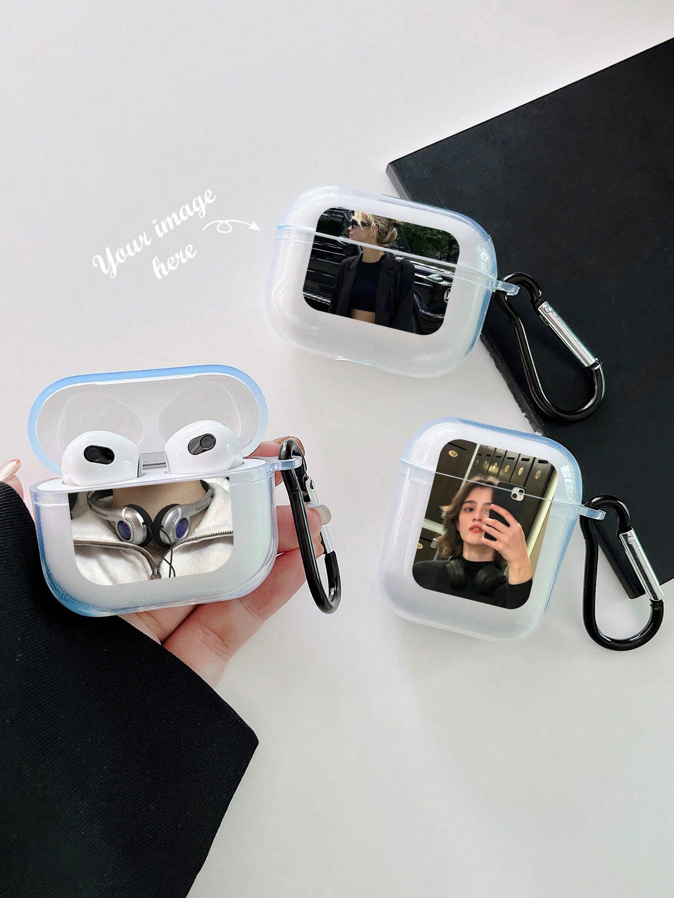 Custom AirPods Case, Personalized DIY Earphone Protective Cover Gift,Compatible With AirPods 1/2,AirPods 3, AirPods Pro, AirPods Pro(2nd Gen)