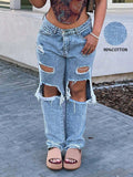 2024 Hot-Selling Distressed Denim Jeans, Imported From Europe And The US