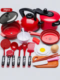20pcs Kitchen Pretend Play Toy Set For Children