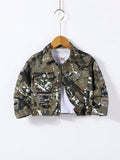 Young Boys' Cute And Lively Denim Jacket And Coat