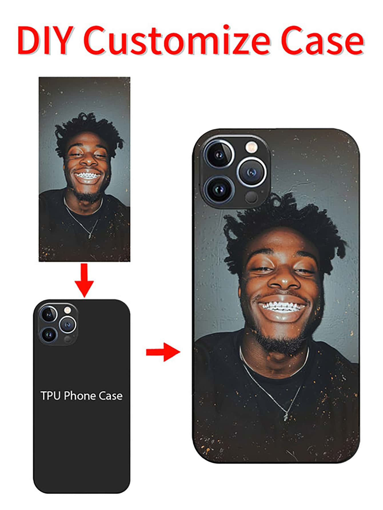 Personalized Name Transparent Mobile Phone Case Custom Phone Case Compatible With Apple Iphone15promax/Samsung S24ultra/Redmi And Other Models