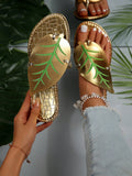 Women's 2024 Summer Fashionable & Minimalistic Slipper, Versatile Style Ladies' Sandals For Beach