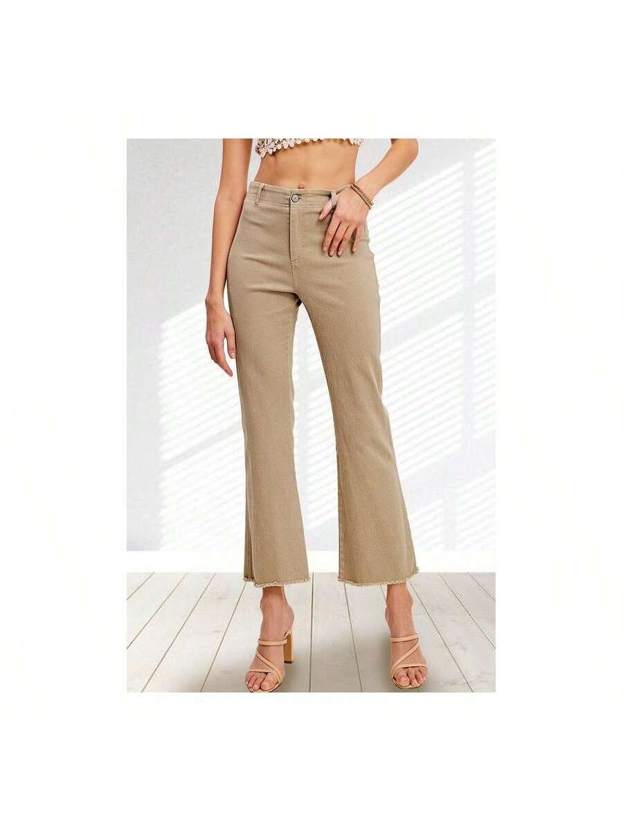 Soft Washed Stretchy High Rise Pants