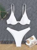 Underwire High Leg Bikini Set
