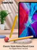 DANYCASE For Funda Apple Pencil 1 2 Case Duotone Soft Silicone Protective Cover 1st 2nd Generation IPad Pencil Skin Compatible With Apple Pencil Case