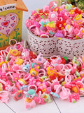 20pcs Kids' Cartoon Rings - Perfect For Parties, Gifts, And Everyday Fun