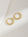 1pc Teen Girls Minimalist Classic Hoop Earrings For Women Girls For Daily Wear