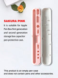 Pink Capacitive Pen Protective Case For Apple Pencil 1st And 2nd Generation (Empty Box Only, Does Not Include Capacitive Pen)