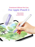 Silicone Case Compatible With Apple Pencil 2nd Generaion Cover Translucent Design Compatible With Magnetic Charging And Double Tap (Apple Pencil 2nd Generation)