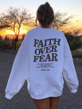 Slogan Graphic Drop Shoulder Sweatshirt For Dailywear