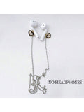 1pc Anti-Lost Earphone Chain Women's Bluetooth Wireless Earphones Anti-Drop Necklace Universal