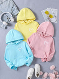 Young Girl Classic Comfortable Three-Piece Hooded Sweatshirt Set, Autumn And Winter