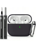 Protective Cover Set For Apple AirPods With Same Color Cleaning Pen