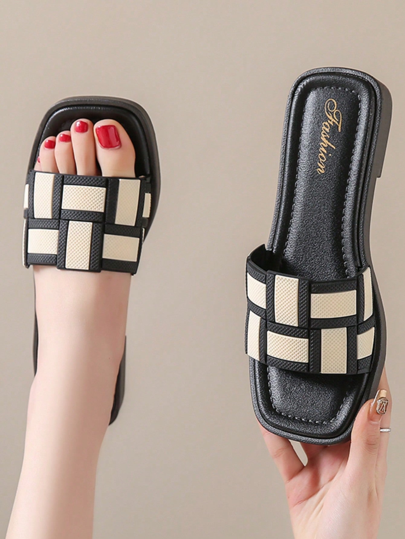 Women's Casual Buckle Sandals, Fashionable And Simple Design, Lightweight With Soft And Comfortable Skidproof & Anti-Odour Soft Sole, Open Toe Flat Sandals, Suitable For Outdoor And Indoor Activities Like Summer Vacation, In Green Color