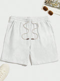 Loose Fit Men's Drawstring Waist Shorts